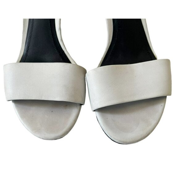 ALEXANDER WANG Woman's Sz 40 9.5 Abby Ankle-strap Sandals in Off White - Picture 4 of 10